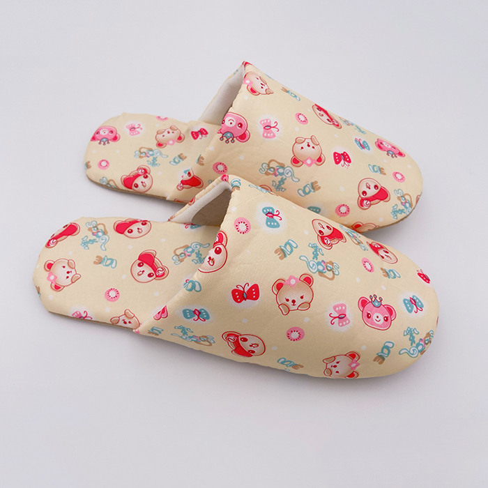 动物印花拖鞋