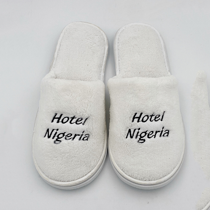 天鹅绒酒店拖鞋
